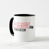 NFFS Logo Coffee Mug | Nobody Fails Film School (Devant gauche)