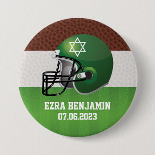 NFL American Football Bar Mitzvah Ronde Button 7,6 Cm