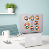 NFL Cavoodles Sticker (Laptop op bureau)