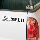 NFLD East Coast Proud Nautical Bumpersticker (Op Truck)