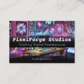 NFT Creator Carte de visite Innovation numérique (Dos)