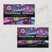 NFT Creator Carte de visite Innovation numérique (Devant / Derrière)