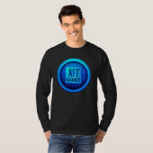 NFT Gamer - Blockchain Gaming & Crypto Design T-shirt (Voorkant volledig)