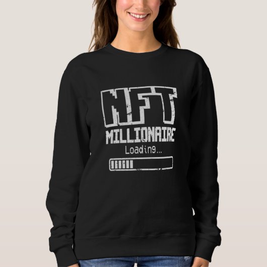NFT Millionaire Laden Defi Virtual Trader Trui (Voorkant)