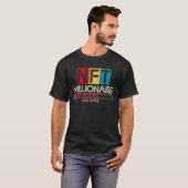 NFT Millionaire Loading - Crypto HODL T-shirt (Voorkant volledig)