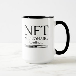 NFT Millionaire Looptijd alsjeblieft wachten op gr Mok