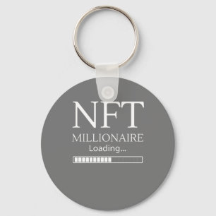 NFT Millionaire Looptijd alsjeblieft wachten op gr Sleutelhanger