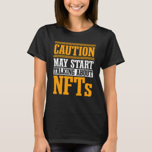 Nft Non fungibele Symbolische Attentie Cryptocurre T-shirt