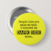 Nfuture My Dark Side Button (Voorkant /achterkant)