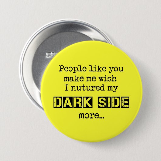 Nfuture My Dark Side Button (Voorkant /achterkant)