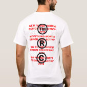 NFW! t-shirt "REGISTERED" (Achterkant)