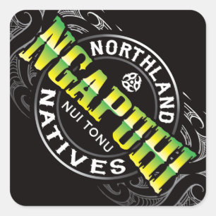 Ngapuhi Lifer Chrome Vierkante Sticker