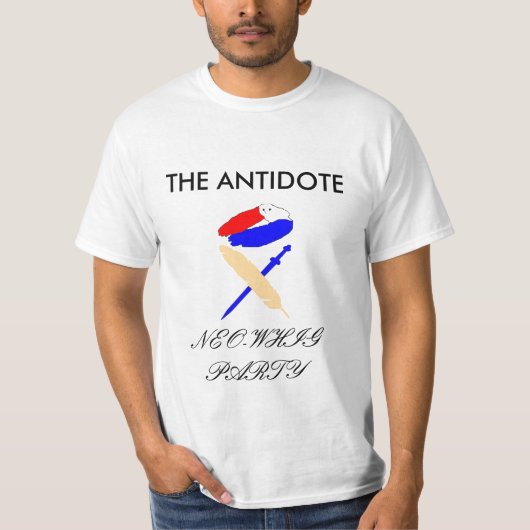 ngbbs4b872241c29f2, HET ANTIDOTE, NEO-WHIG PARTIJ T-shirt (Voorkant)