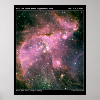 NGC346InTheSmallMagellanicCloud-20 Poster