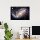 NGC 1672 Barred Spiral Galaxy Poster (Bureau à domicile)