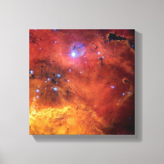 NGC 2467-nevel - foto van de Hubble-ruimtetelescoo Canvas Afdruk (Voorkant)