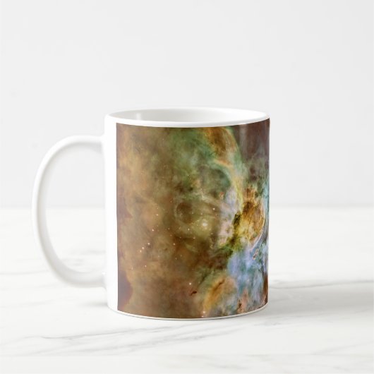 NGC 3372 Carinae Nebula uit de Hubble Koffiemok (Links)