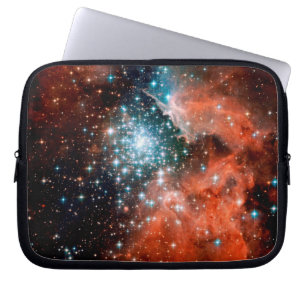NGC 3603 Stervormingsgebied - Hubble-ruimtest foto Laptop Sleeve