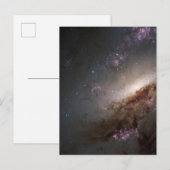 NGC 4258 Ondergaat intense stervorming. Briefkaart (Voorkant / Achterkant)