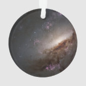 NGC 4258 Ondergaat intense stervorming. Ornament (achterkant)