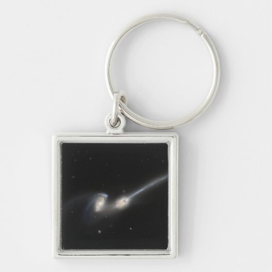 NGC 4676, ook bekend als de Mice Galaxies Sleutelhanger (Voorkant)