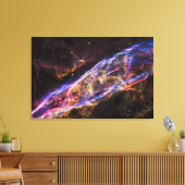 NGC 6960, de bezemnevel van de heks. Canvas Afdruk (Insitu (Woonkamer))