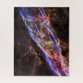 NGC 6960, de bezemnevel van de heks. Legpuzzel (Verticaal)