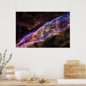 NGC 6960, de bezemnevel van de heks. Poster (Keuken)