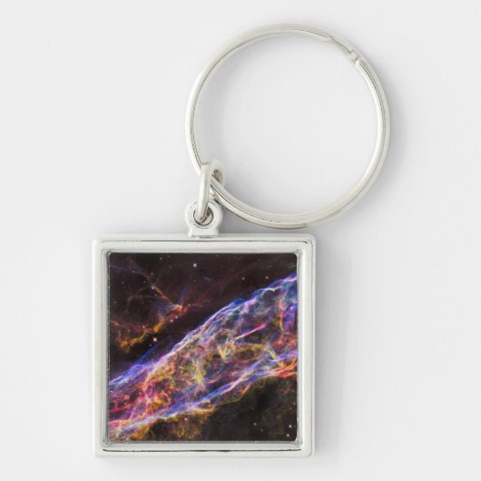 NGC 6960, de bezemnevel van de heks. Sleutelhanger (Voorkant)