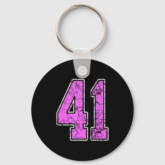 Nge Nk And Nk Number 41 Jersey Player Uniform #41 Sleutelhanger (Voorkant)