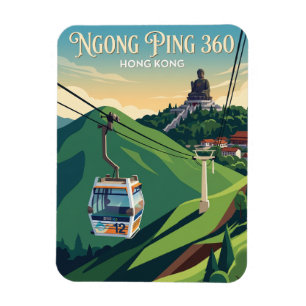 Ngong Ping 360 Hong Kong Magneet