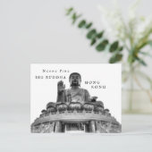 Ngong Ping Big Buddha Hong Kong Briefkaart (Staand voorkant)