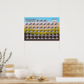 NH48 Poster met hoge pieken (Keuken)