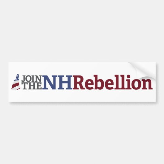 NH Rebellion Bumpersticker (Voorkant)