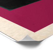 Nha Trang vintage-poster Poster (Hoek)