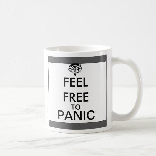 N'Hésitez Pas À Paniquer - Une Mug MisterP (Droite)