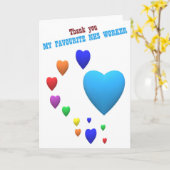 NHS, thank you Kaart (Gele Bloem)