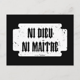 Ni dieu in maître briefkaart