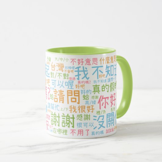 Ni Hao Mug (Devant droit)