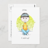 Ni hao & quoi de la carte postale (Devant / Derrière)