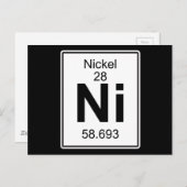 Ni - Nikkel Briefkaart (Voorkant / Achterkant)