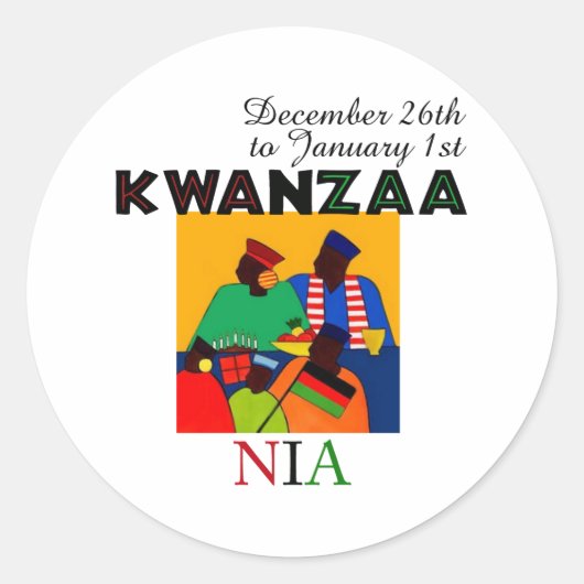 NIA - Doel Ronde Sticker (Voorkant)