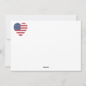 Nia La joyeuse carte d'Amérique du Jour de l'Indép (Dos)