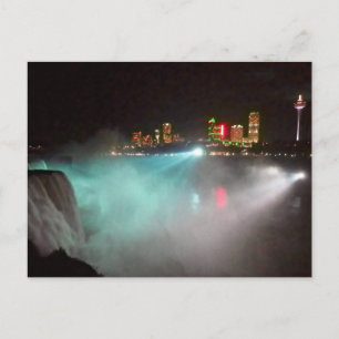 Niagara bij Night Briefkaart