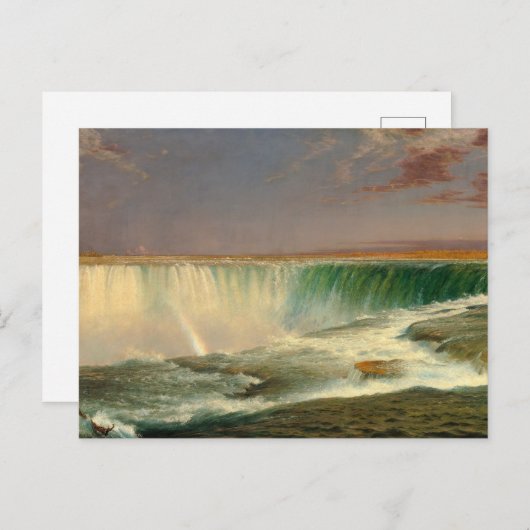 Niagara door Frederic Edwin Church Feestdagenkaart (Voorkant / Achterkant)