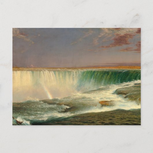 Niagara door Frederic Edwin Church Feestdagenkaart (Voorkant)
