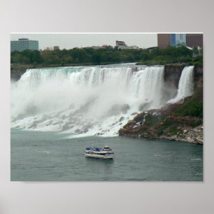 Niagara Falls aan de Canadese kant Poster