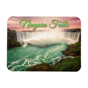 Niagara Falls, Canada gestileerde zonsondergang Magneet