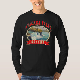 Niagara Falls Canada VS Natuur rivier_1 T-shirt