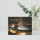 Niagara Falls, Night Lights - Carte postale (Debout devant)